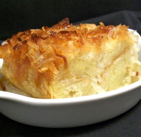 COCONUT BREAD PUDDING – Kitch Me Now