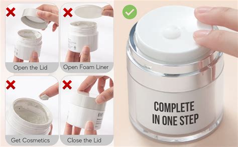 Amazon Elegend Empty Airless Cosmetic Container With Silver Ion