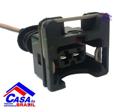 Conector Chicote Bico Injetor Sensor Temp Atuador 2 Vias 102 1005