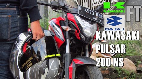 jadi  review kawasaki pulsar  ns indonesia youtube