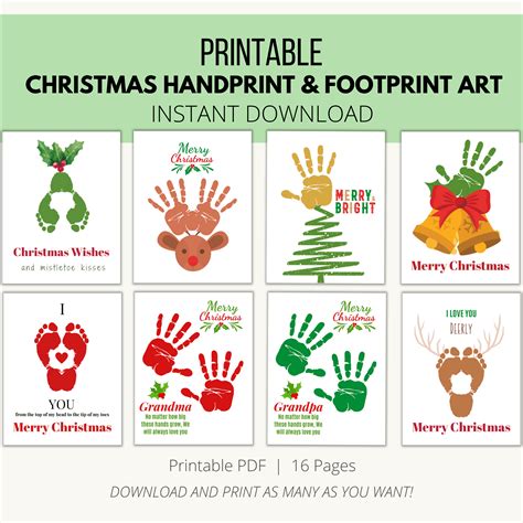 christmas handprint art
