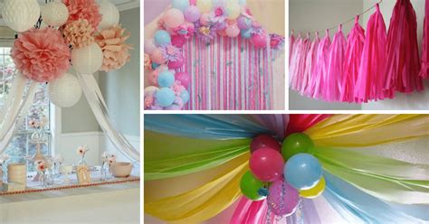 Decorações De Festas Com Papel Crepom