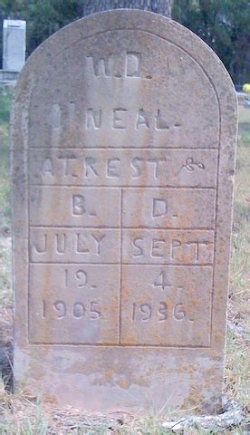 William David Willie O Neal 1905 1936 Find A Grave Memorial