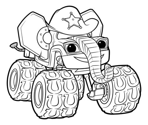 Вспыш и чудо машинки - Распечатать раскраску для детей