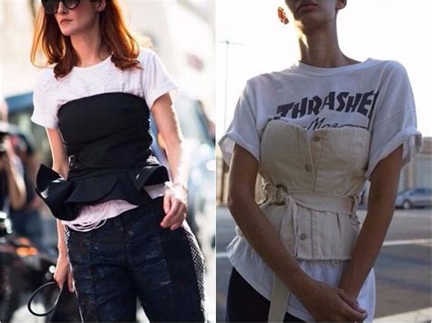 Как носить женские футболки этой осенью 2019