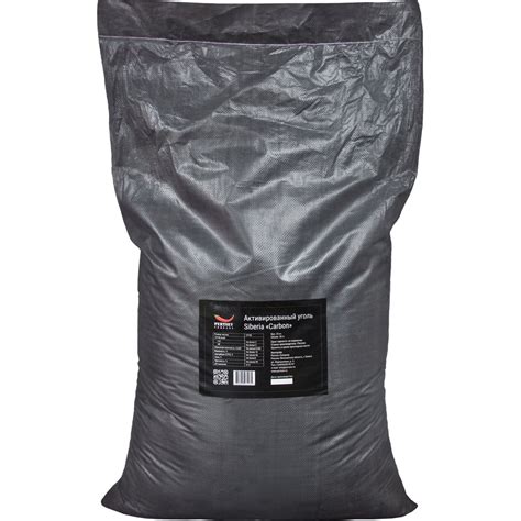 Активированный уголь Siberia "CARBON" 12x40 mesh 25 кг, 50 л CARBON25 ...
