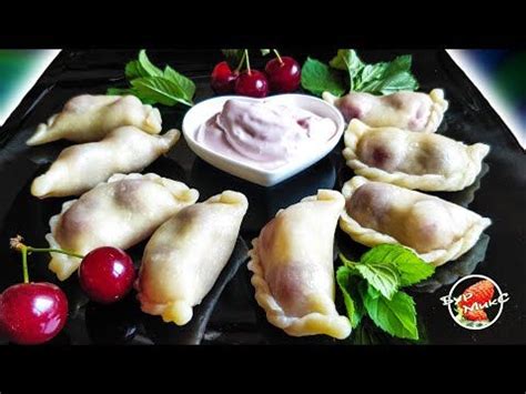 ПРАВИЛЬНЫЕ вареники с ВИШНЕЙ / Заварное тесто для вареников - YouTube ...