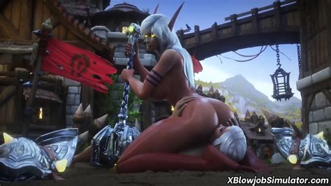 Futanari Big Dick WoW Sex Compilation