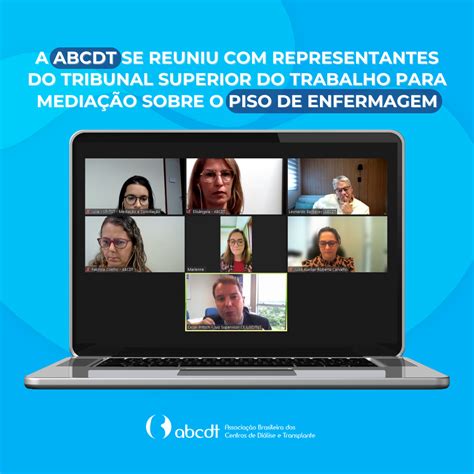 ABCDT SE REÚNE REPRESENTANTES DO TST PARA MEDIAÇÃO SOBRE O PISO DA