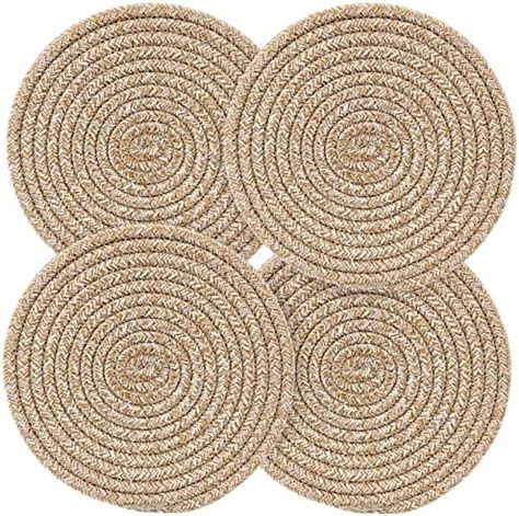 Amazon Billbotk Trivets For Hot Dishes 6 Pieces Pot Holders For Kitchen 100 Cotton Woven