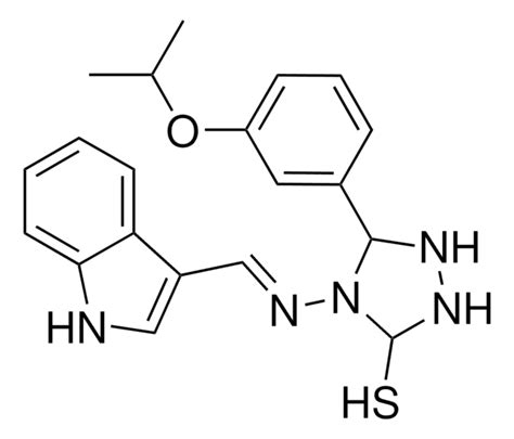 4 E 1H INDOL 3 YLMETHYLIDENE AMINO 5 3 ISOPROPOXYPHENYL 1 2 4