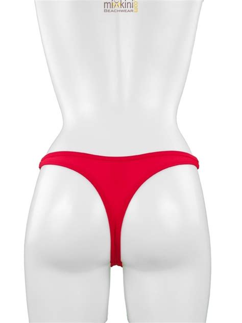 String Bikini Rot String Tanga Einzeln Kaufen Mixkini Beachwear