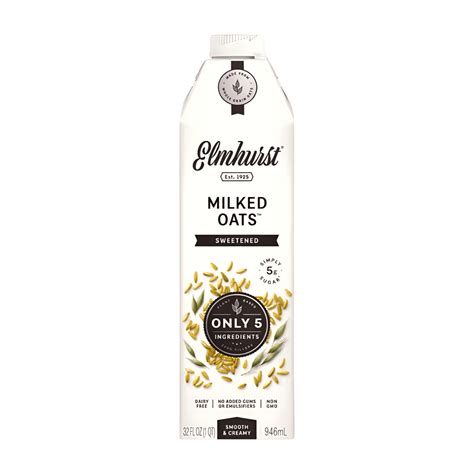 Elmhurst Unsweetened Oat Milk | Milk Pick