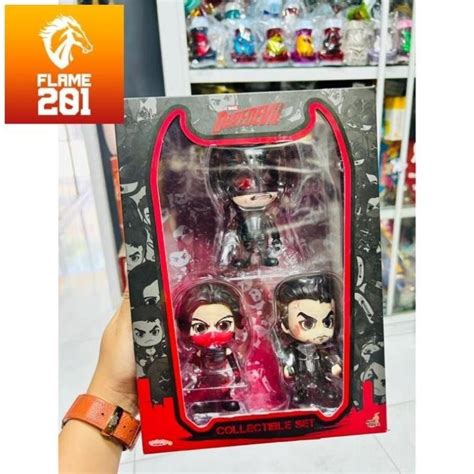 Nd M H Nh Hot Toys Daredevil Cosbaby Set Of Marvel Bobble Head Ch Nh H Ng Shopee Vi T Nam