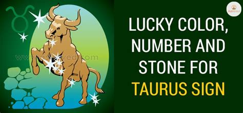 Taurus Lucky Color Taurus Lucky Number Taurus Lucky Stone 2020