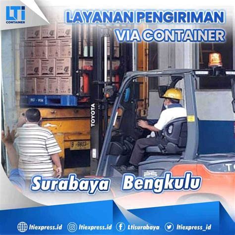 Ekspedisi Container Surabaya Bengkulu Murah LTI Container