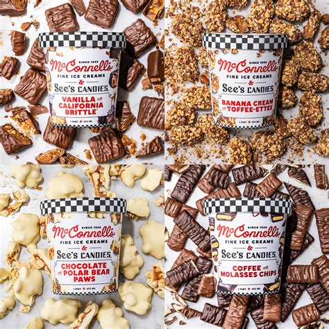 SNAP TASTE | See’s Candies and McConnell’s Fine Ice Creams Launch
