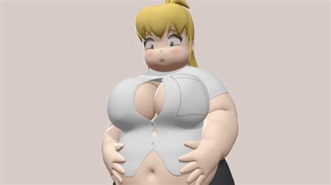 Female Weight Gain Animation