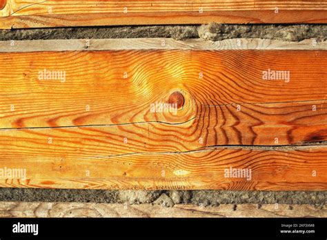 Closeup Of A Log Housewood Structure Stock Photo Alamy