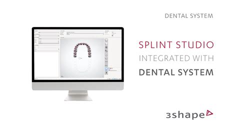 3shape Dental System Dental System 191192 And Splint Studio Youtube