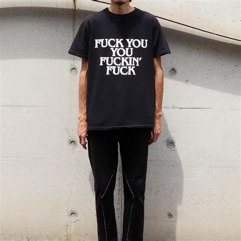 POST JUNK s FUCK YOU YOU FUCKIN FUCK USA製 Tシャツ M