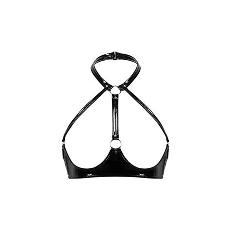 Iefiel Reggiseno Da Donna Lingerie Aperto Bikini Bra Brasiliana Push Up Crop Top Da Discoteca