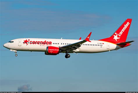 TC MKS Corendon Airlines Boeing 737 8 MAX Photo By Niclas Rebbelmund