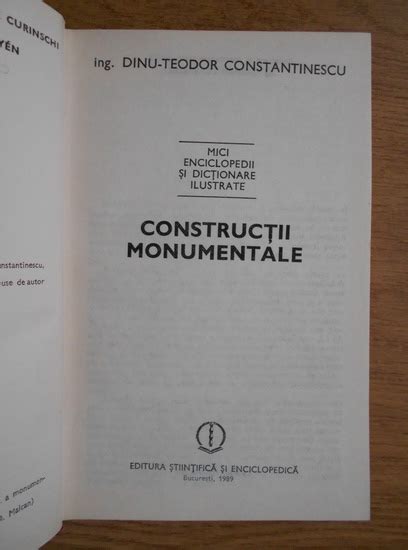 Dinu Teodor Constantinescu Mici Enciclopedii Si Dictionare Ilustrate