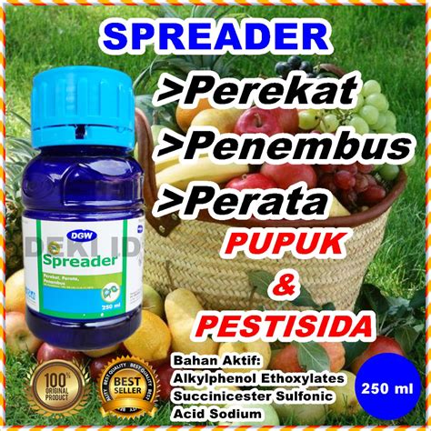 Jual Spreader 250 Ml Perekat Penembus Perata Pestisida Pupuk