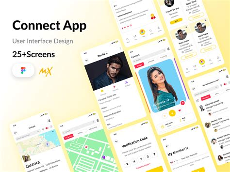 Connect App Design on Behance