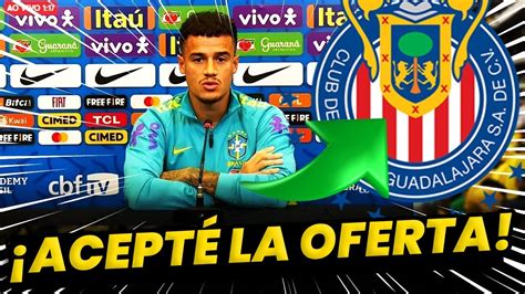 Gran Gesto De Millones De Euros Coutinho Acepta Oferta Millonaria