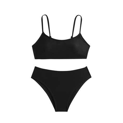 Big Girls High Cut Swimsuits Bigersell High Waisted Bikini Sets Cute Bikinis For Teen Girl