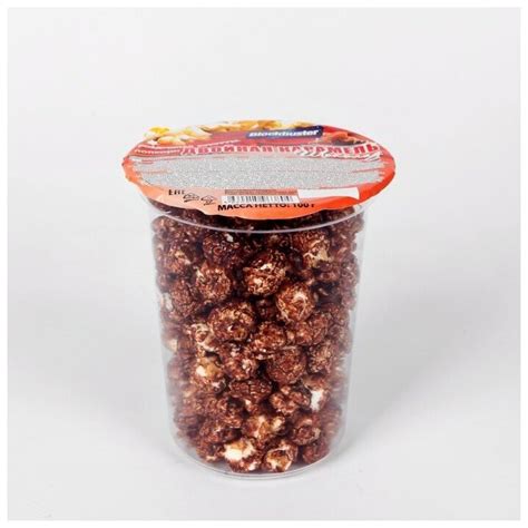 Попкорн Blockbuster Двойная карамель шоколад готовый — купить в ...