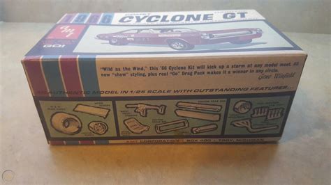 Amt 1966 Mercury Comet Cyclone Gt Plastic Model Unopened And Factory
