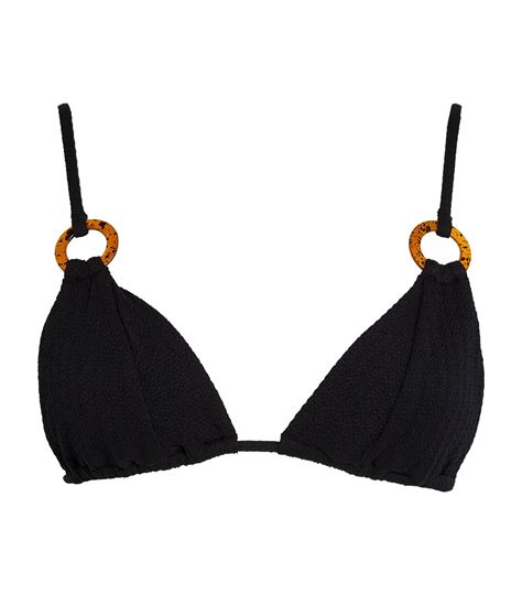 BOTEH Andri Triangle Bikini Top In Black Lyst