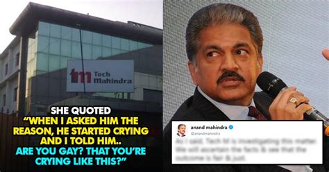 Heres How Anand Mahindra Reacted On Ex Employees Claim Of