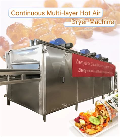 Multi Layer Belt Hot Air Drying Machine For Efficient Processing