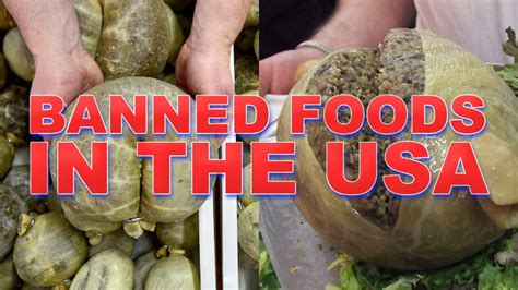 Top Banned Foods In The Usa Youtube