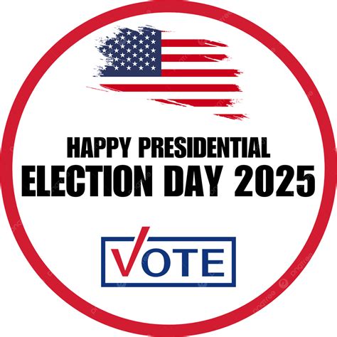 Vote For Democracy A Patriotic Symbol, Usa Presidential Election, 2025 Election, American