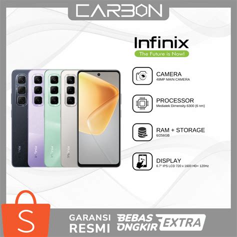 Jual NEW INFINIX Hot GB Up To GB Extended RAM Helio G Inch Hz FHD