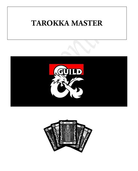 Tarokka Master Dungeon Masters Guild Dungeon Masters Guild