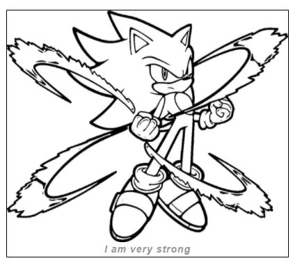 Sonic And Shadow Fighting Coloring Pages