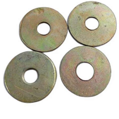 Zinc Plated Mild Steel Ms Round Flat Washer Dimension Size Mm At