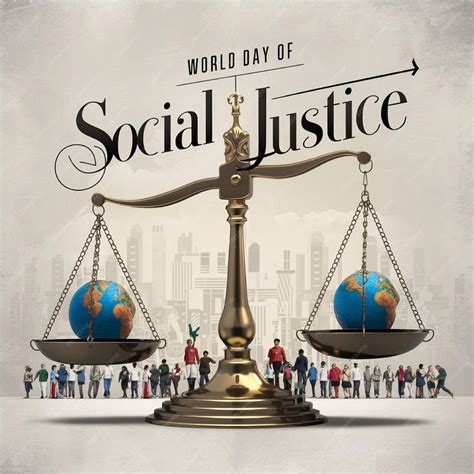Premium Photo | World Day of Social Justice Promote fairness and equity