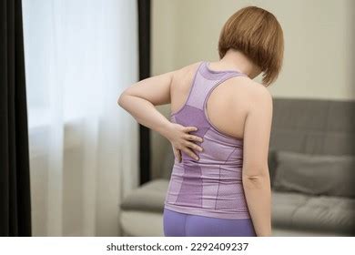 Shoulder Scapular Periarthritis Shoulder Blades Pain Joint Stock Photo