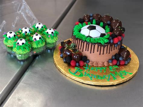 Soccer Theme Birthday Cake Skazka Cakes