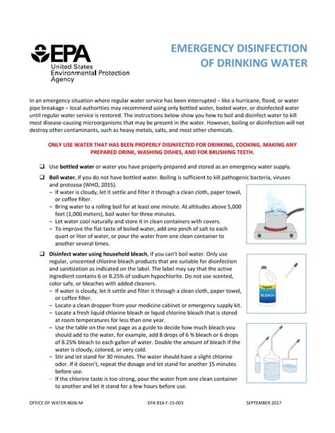 EPA Drinking Water Pdf Secure The Grid