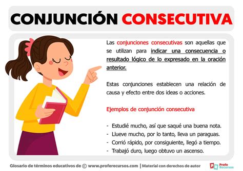 O Que Significa Consecutiva - Las Conjunciones Consecutivas