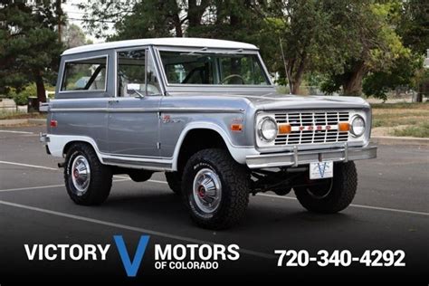 Ford Bronco Classic Cars For Sale Classics On Autotrader