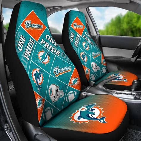 pride flag miami dolphins car seat covers dolphins flag miami